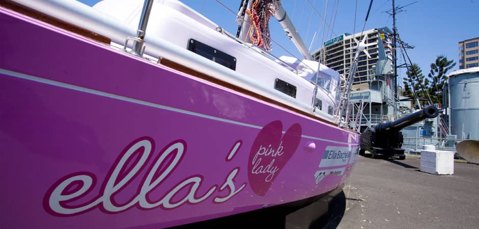 Jessica Watson's Pink Lady Yacht