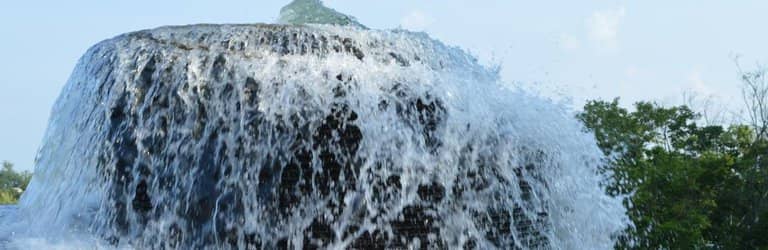 Restored Spiral Fountain