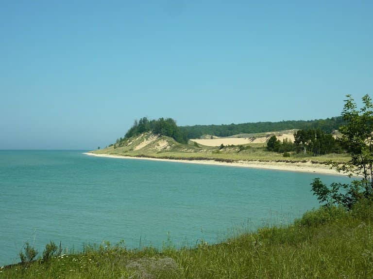 Scenic Lake Michigan Beach