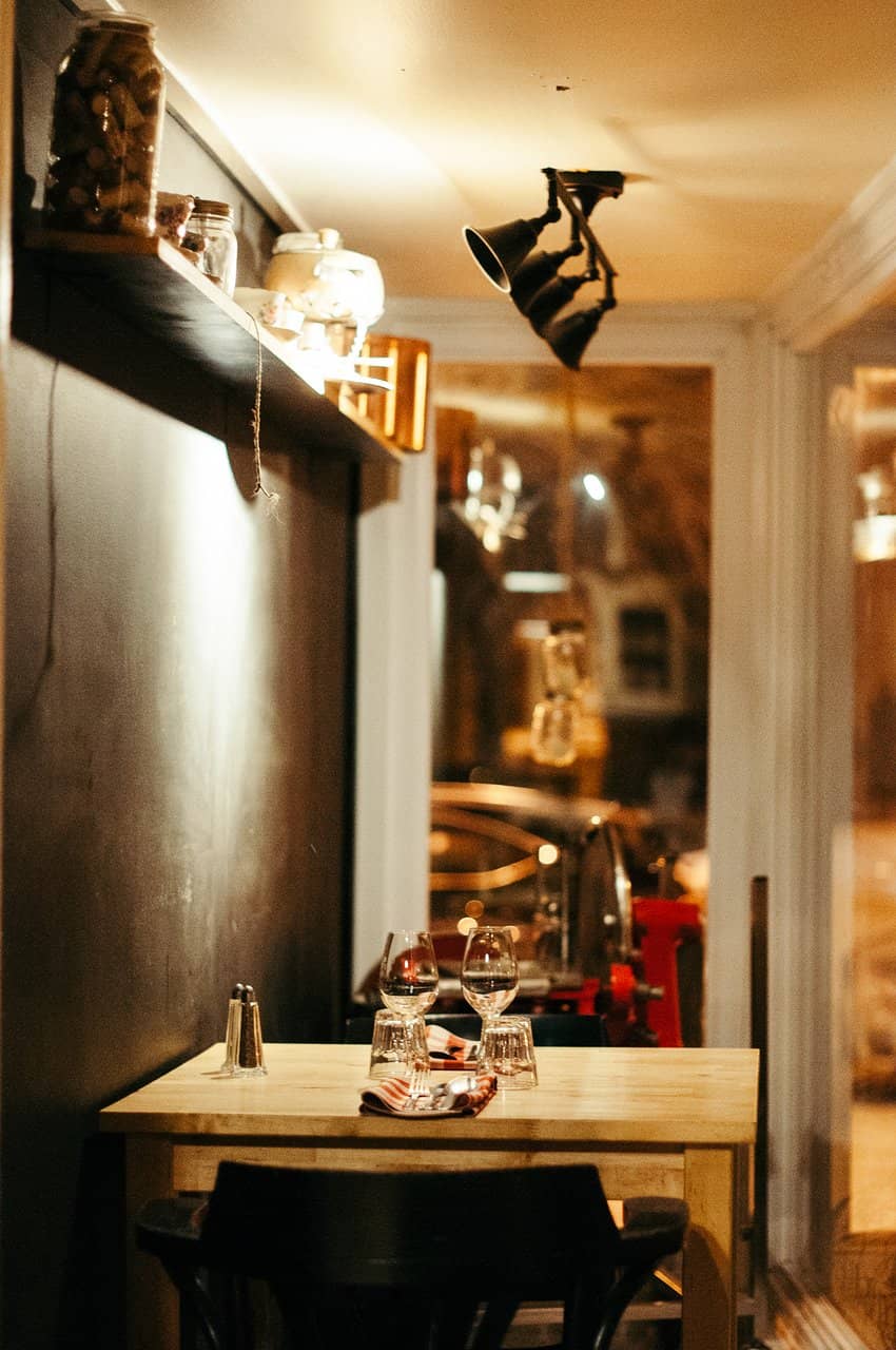 Cozy Neighborhood Bistro Atmosphere