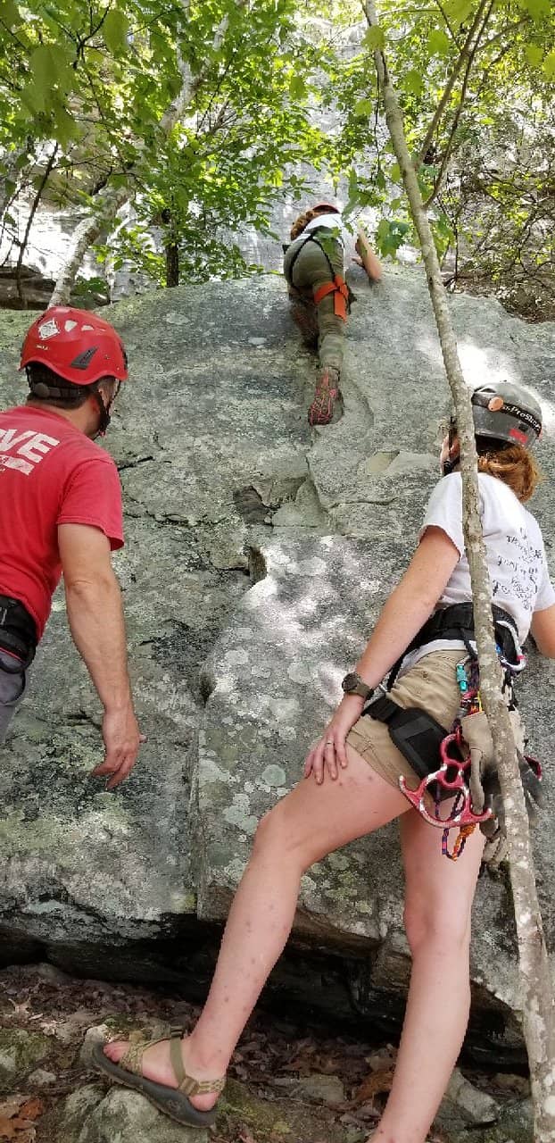 Rock Climbing in Nature