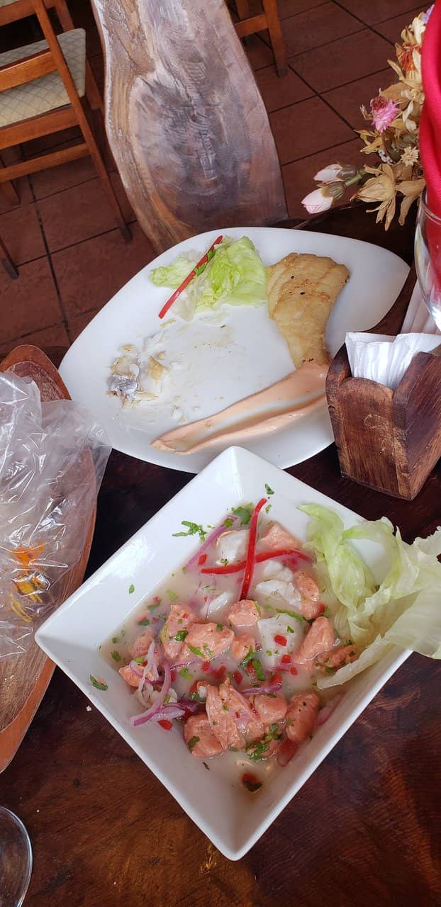 Ceviche Mixto con Camarones