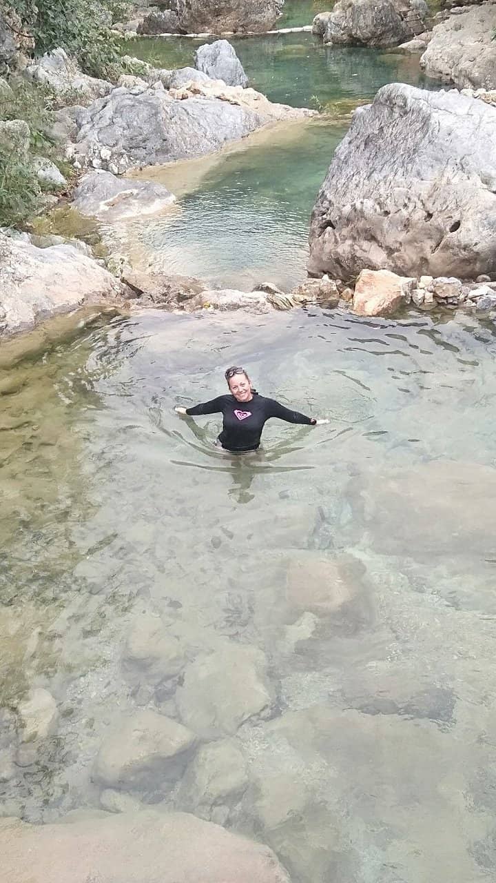 Refreshing Swim After the Hike
