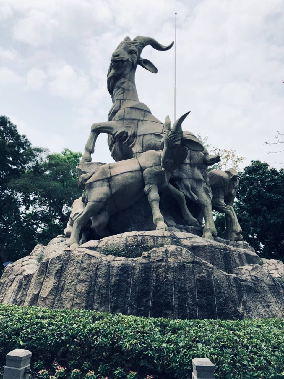 The Five Rams Statue