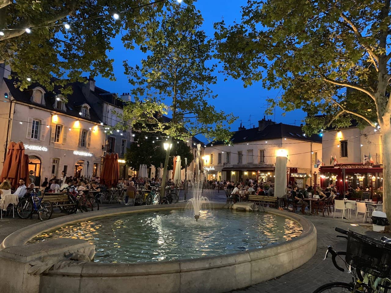 Lively Evening Atmosphere