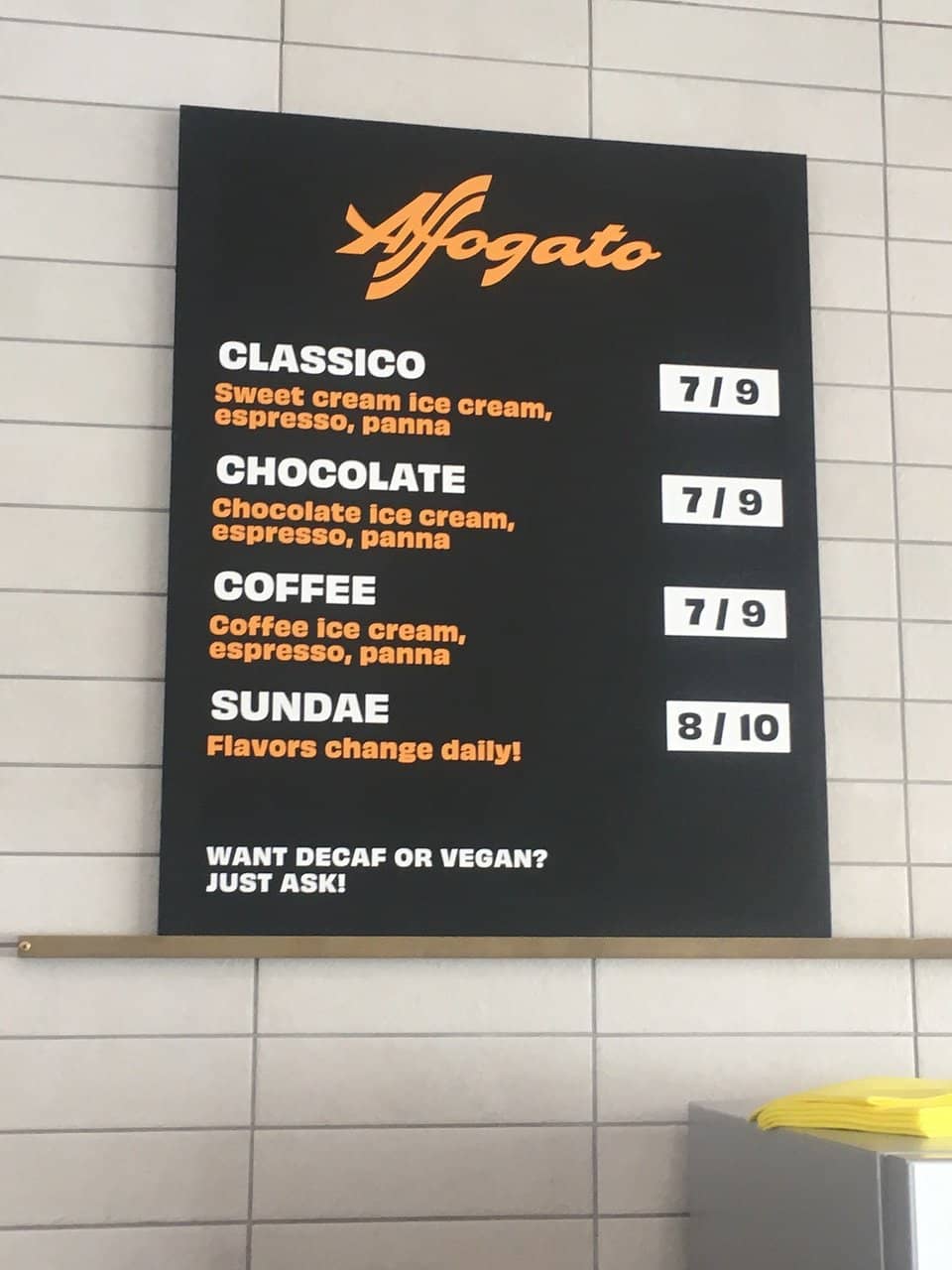 Signature Affogato