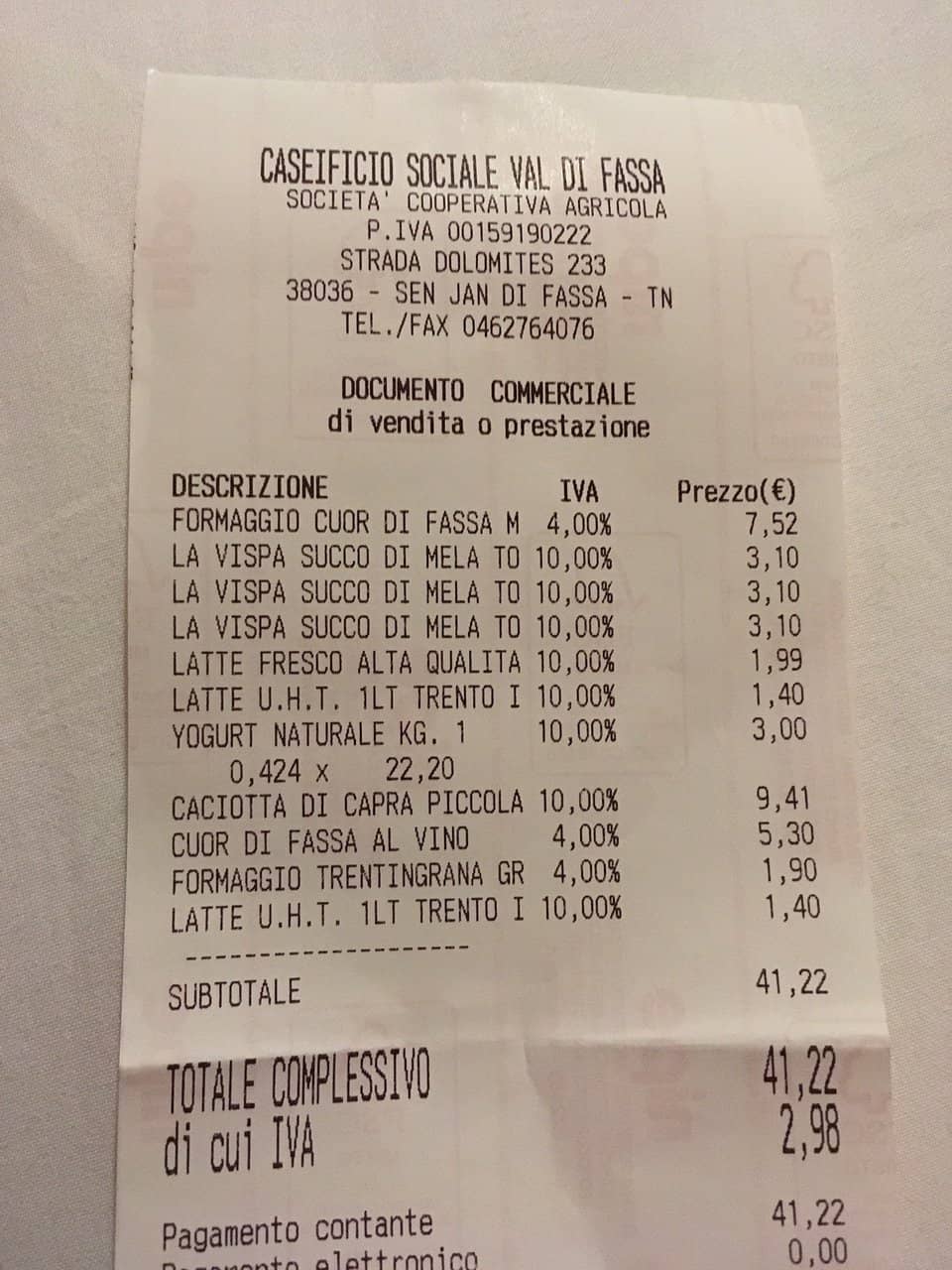 Local Products Selection