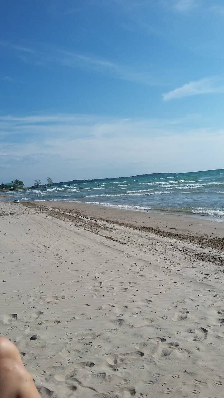 Expansive Sandy Shoreline