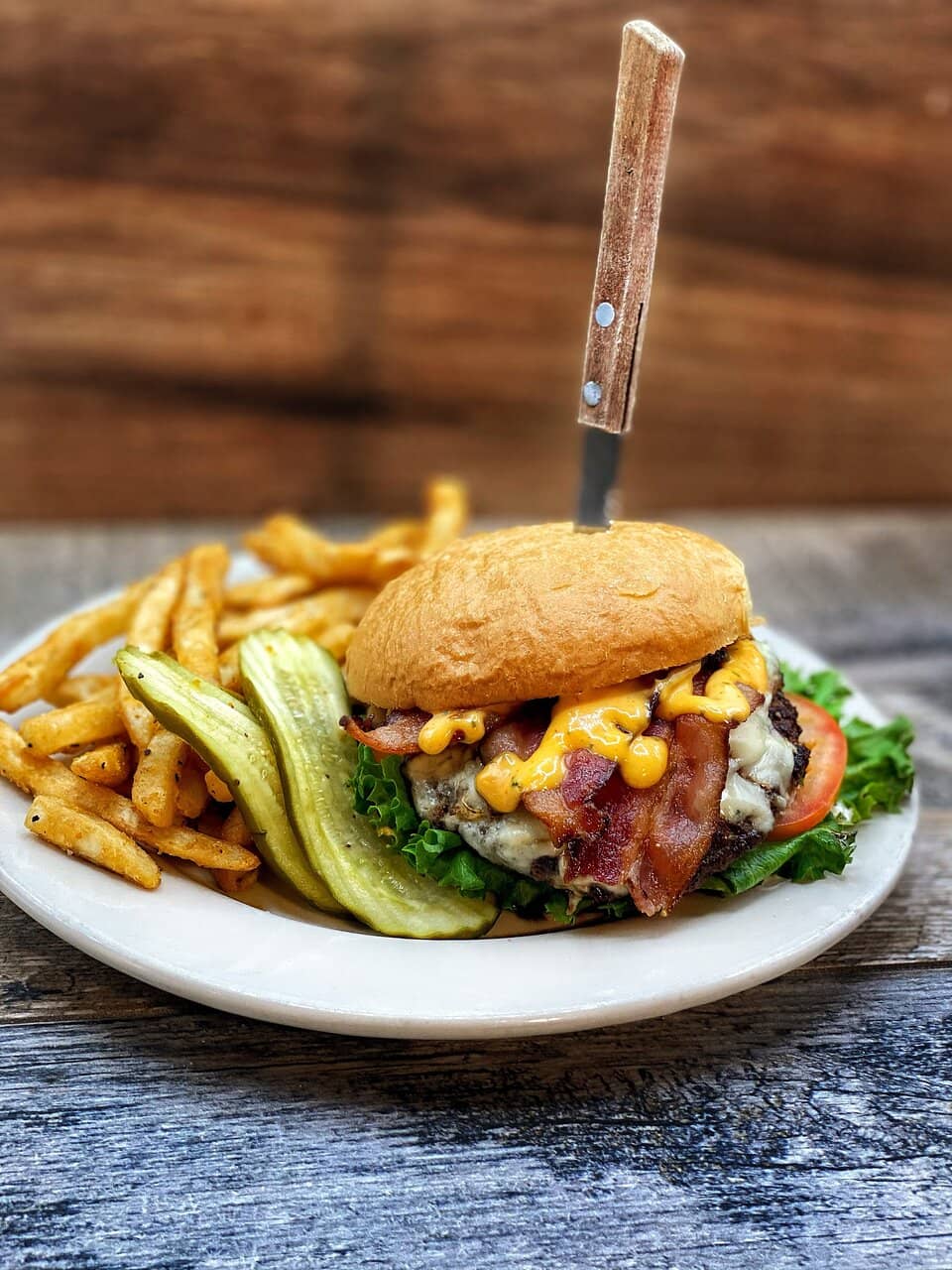 Black and Blue Burger