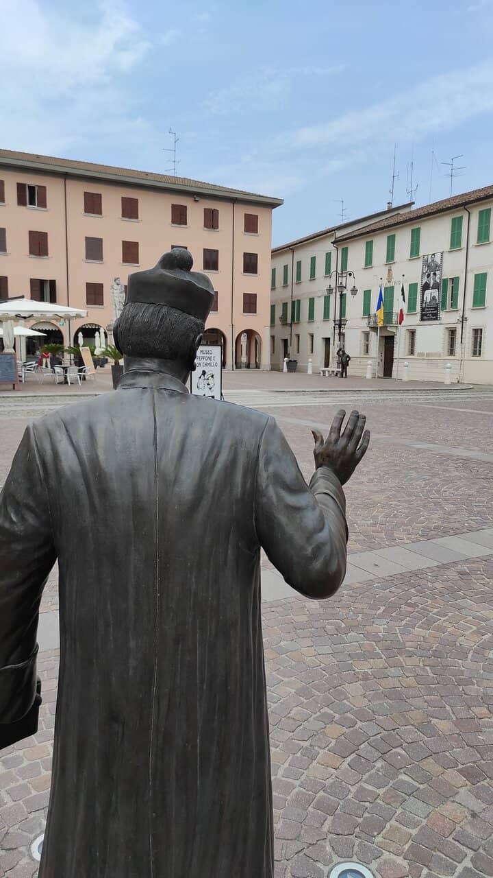 Brescello's Church Square