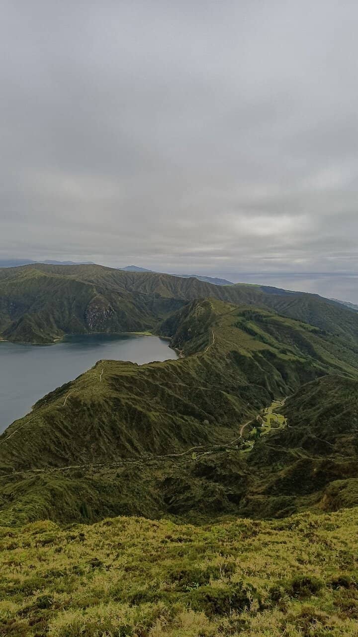 Caldera Walls and Lake