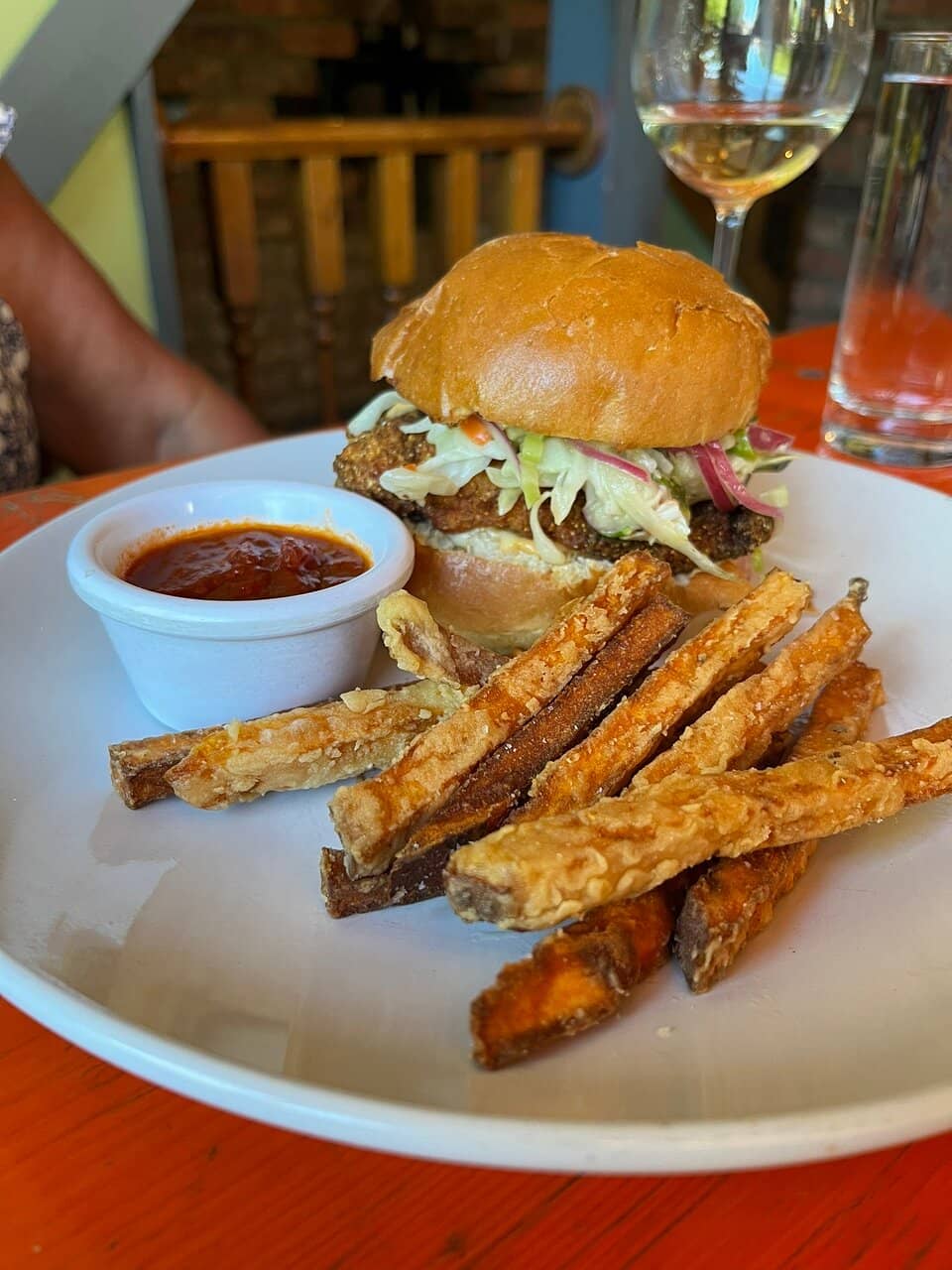 Dog-Friendly Patio with a View