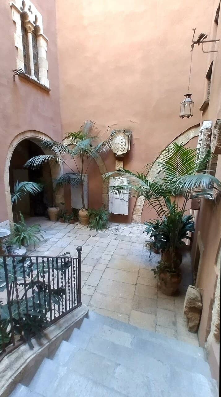 Gothic Patio and Staircase