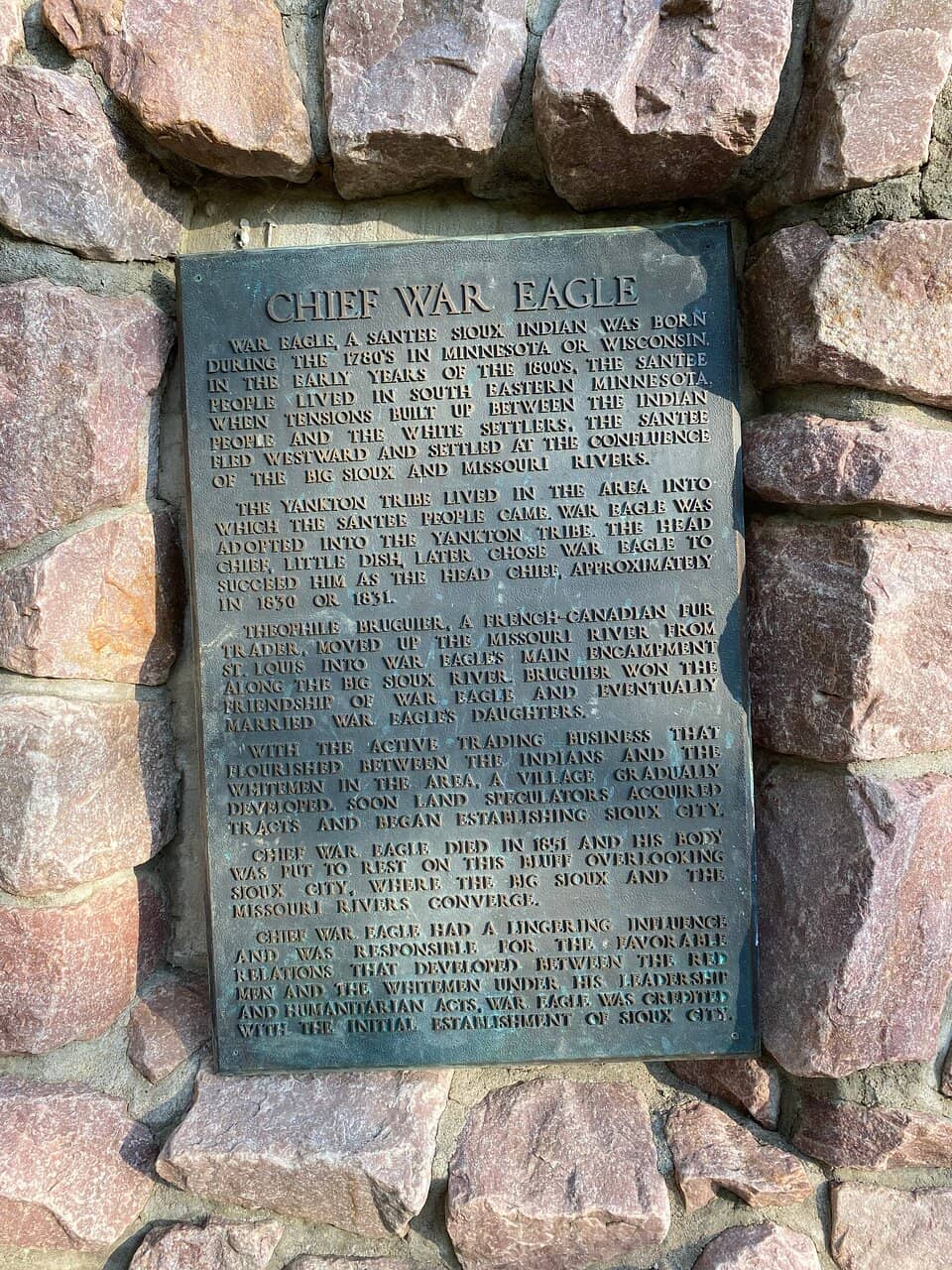 Indigenous Travel Route Marker