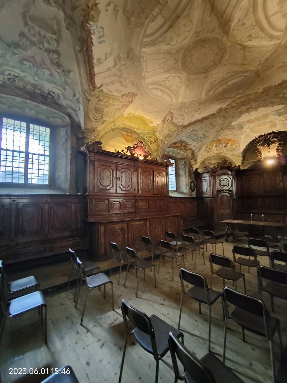 Intricate Frescoes and Decor