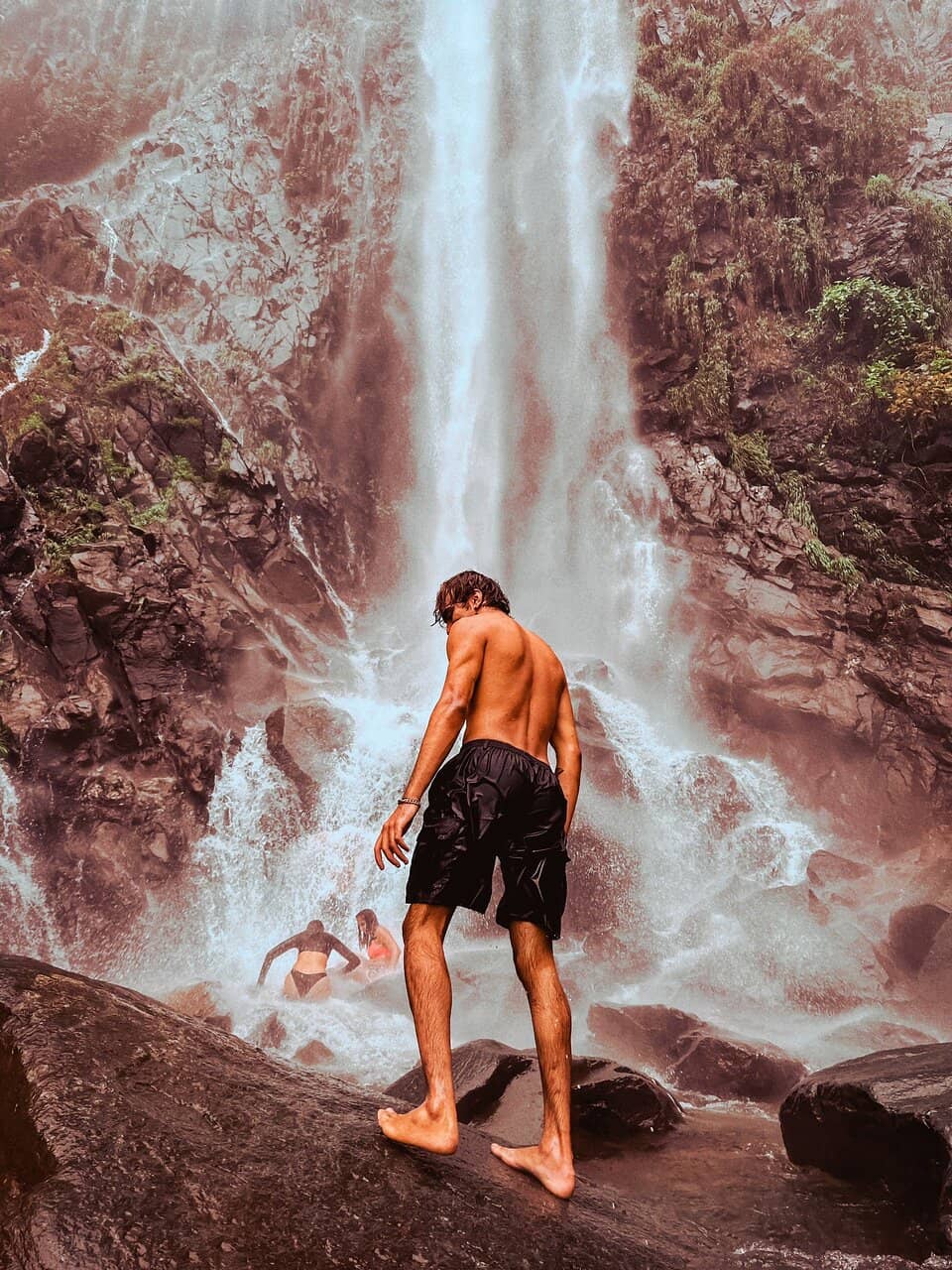 The Cascading Kuskem Waterfall