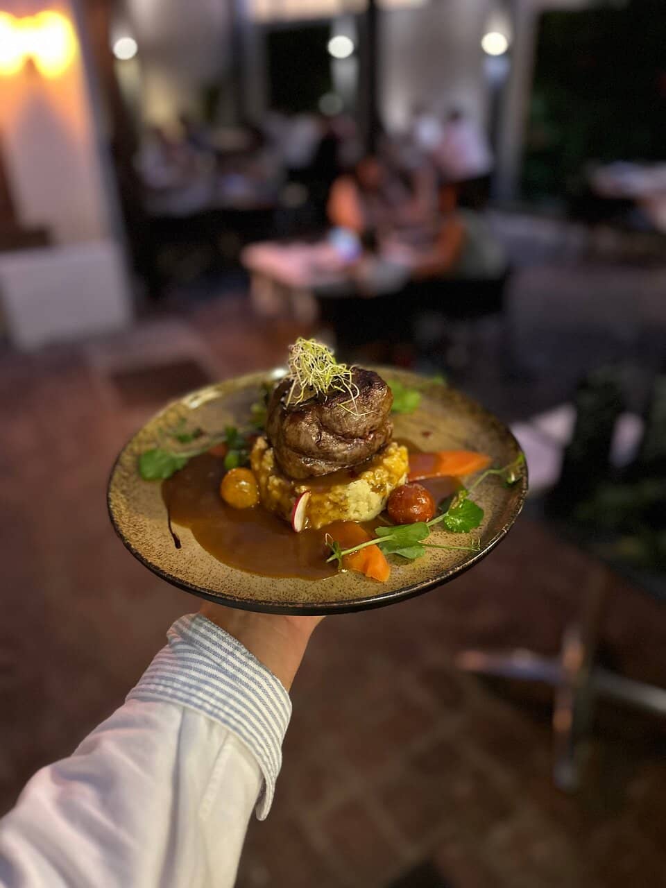 Artfully Presented Fusion Cuisine