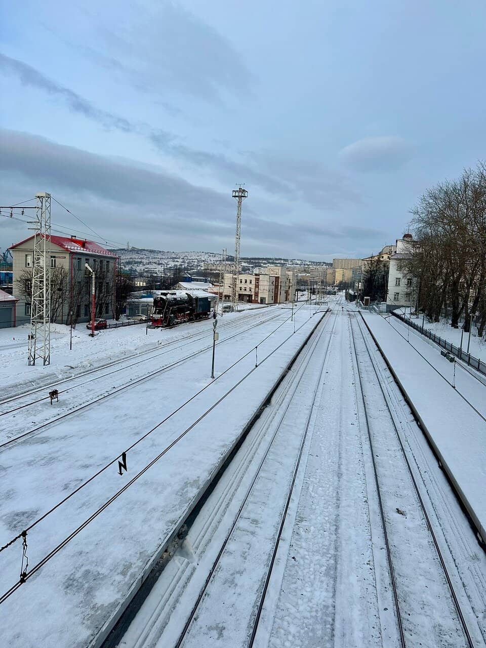 Soviet Steam Locomotive Monument