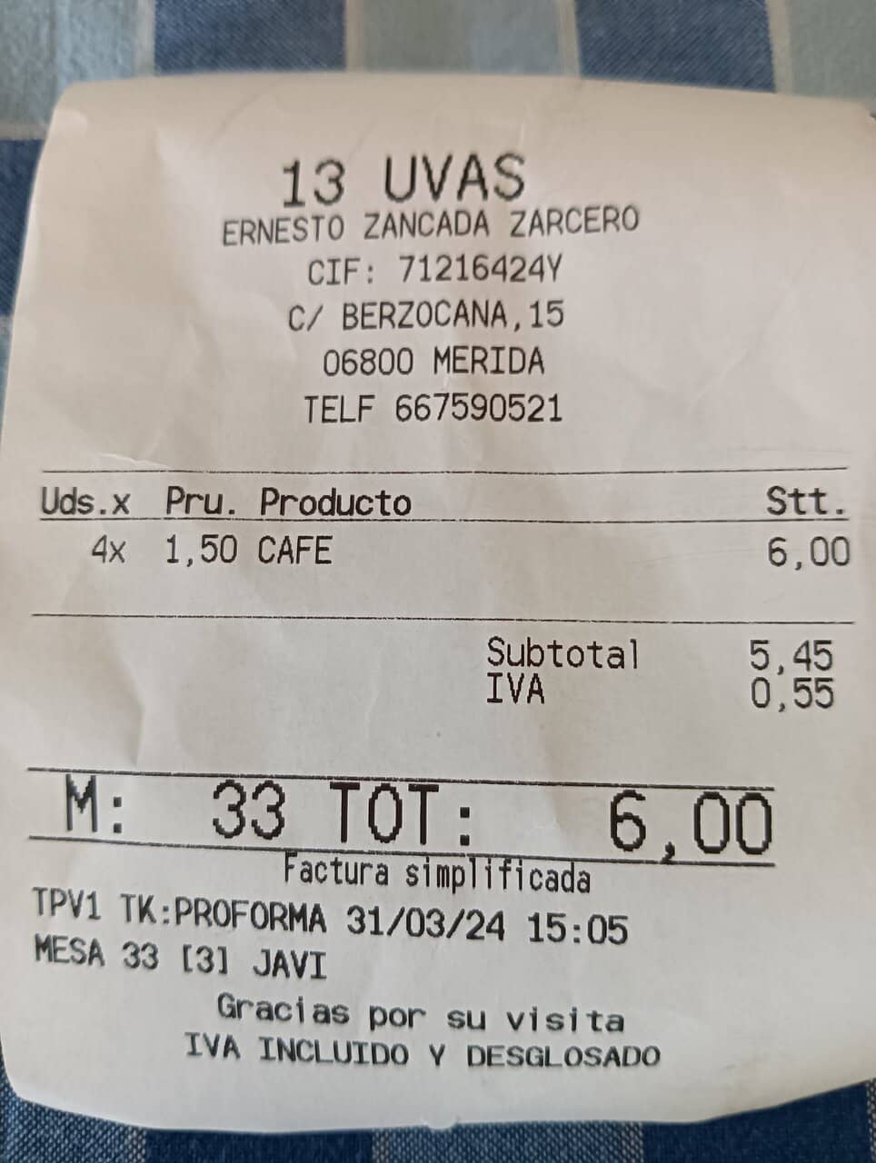 Tapas and Wine Selection