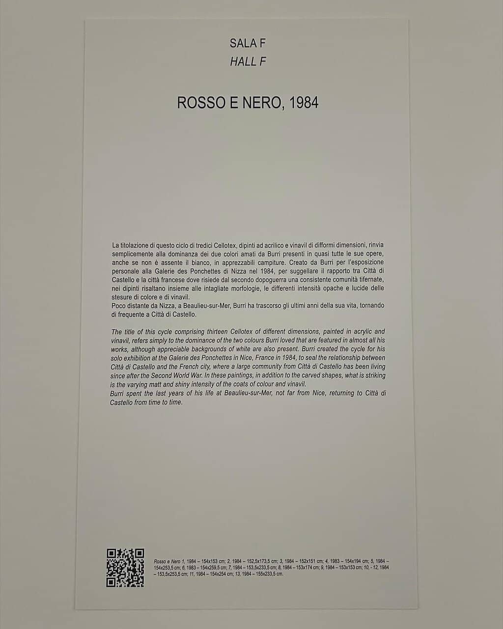 Alberto Burri's Artistic Evolution