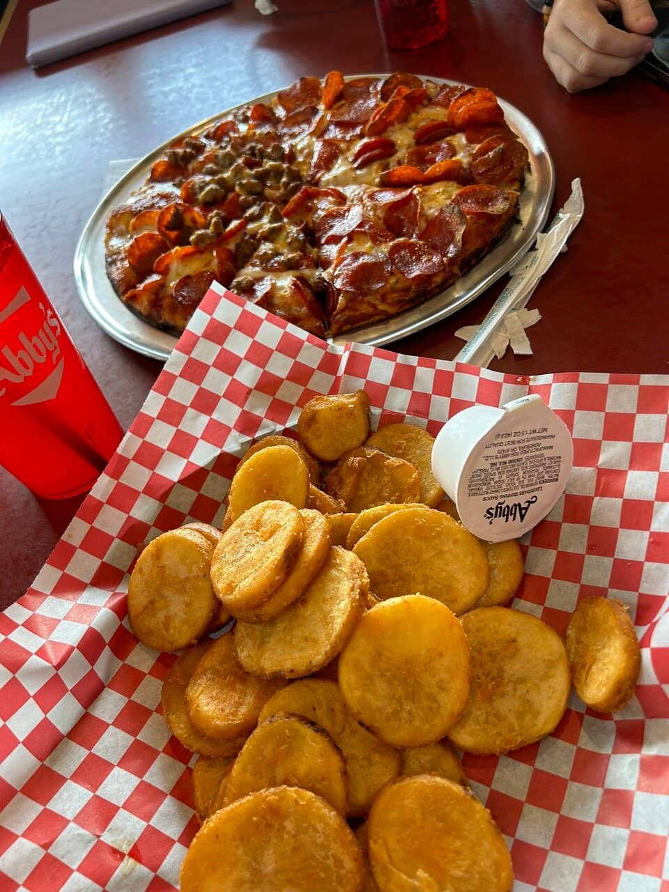 Pepperoni and Sausage Pizza