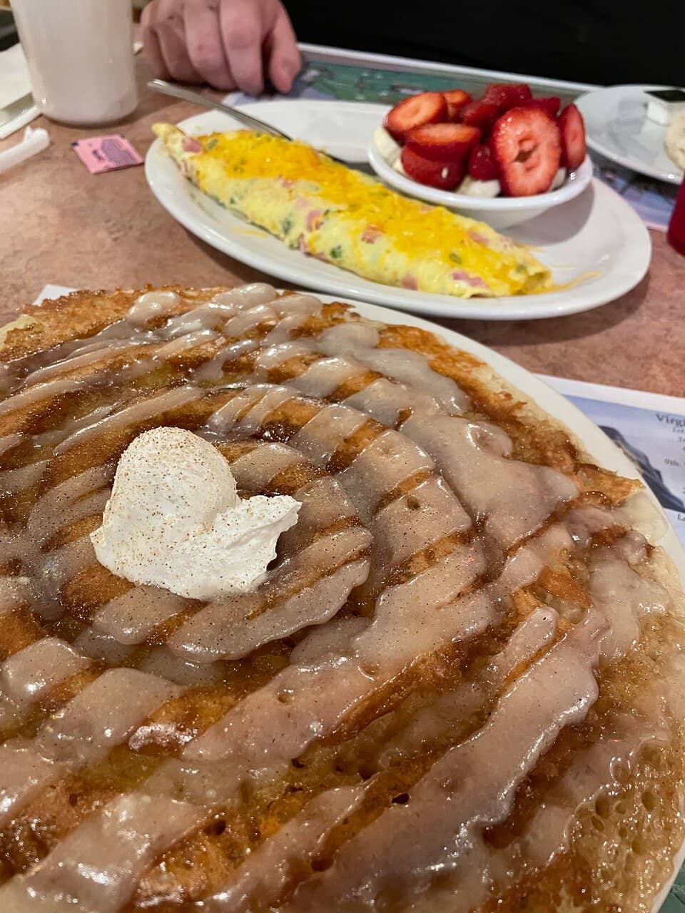Cinnamon Swirl Pancakes