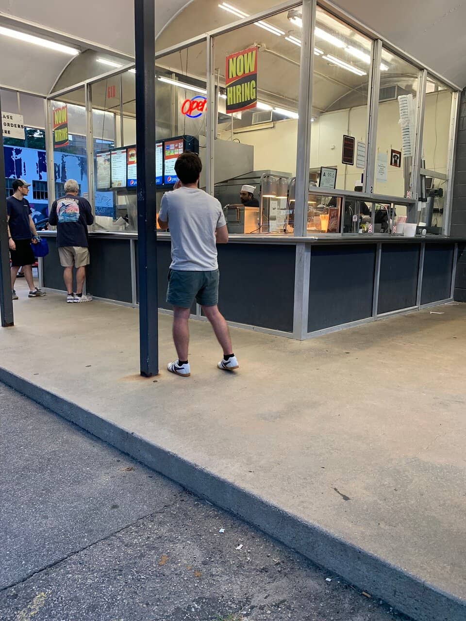 Iconic Red Picnic Tables