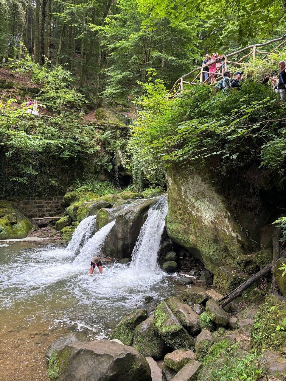 The Schiessentümpel Waterfall