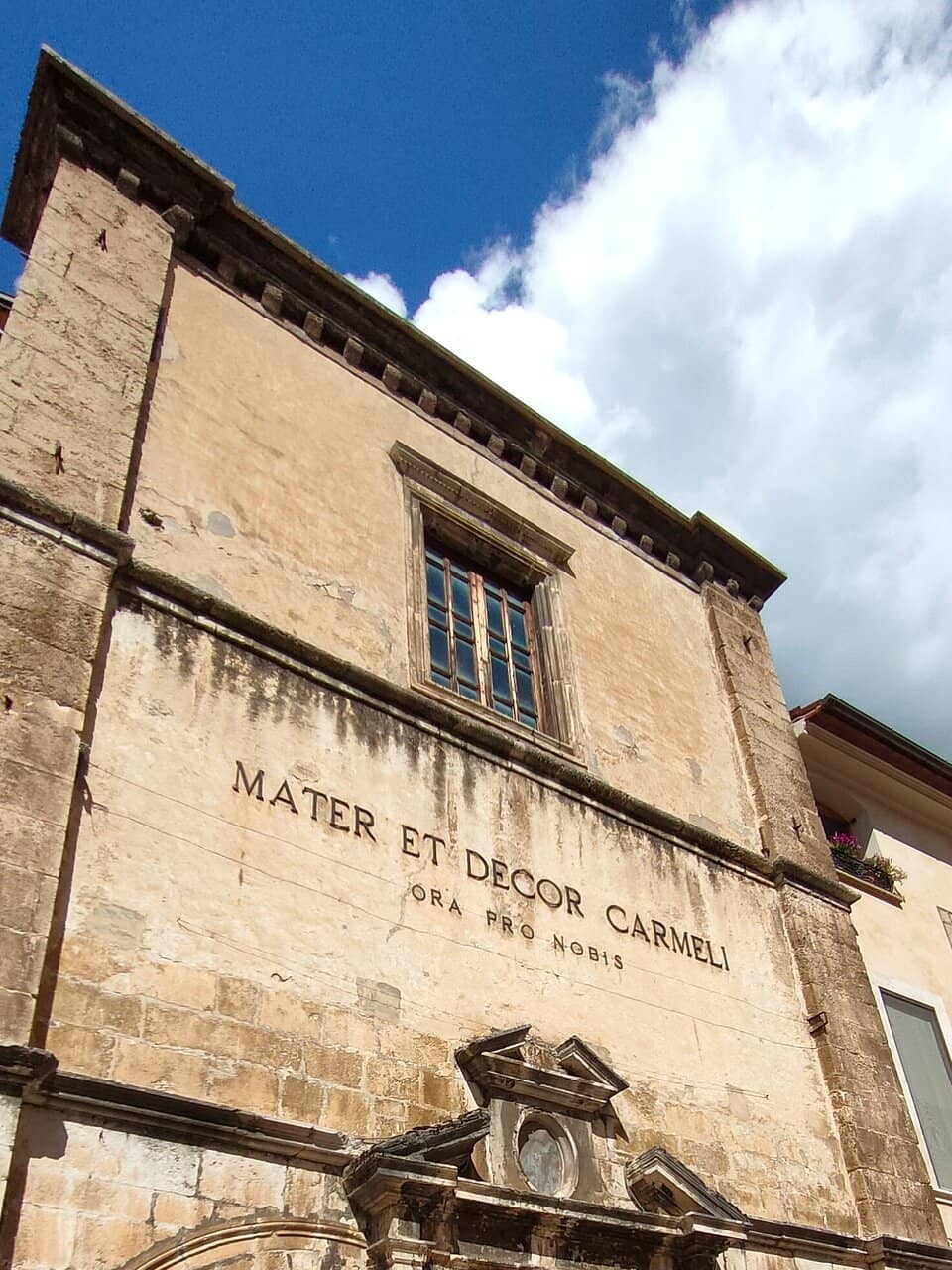 Madonna del Carmine Statue