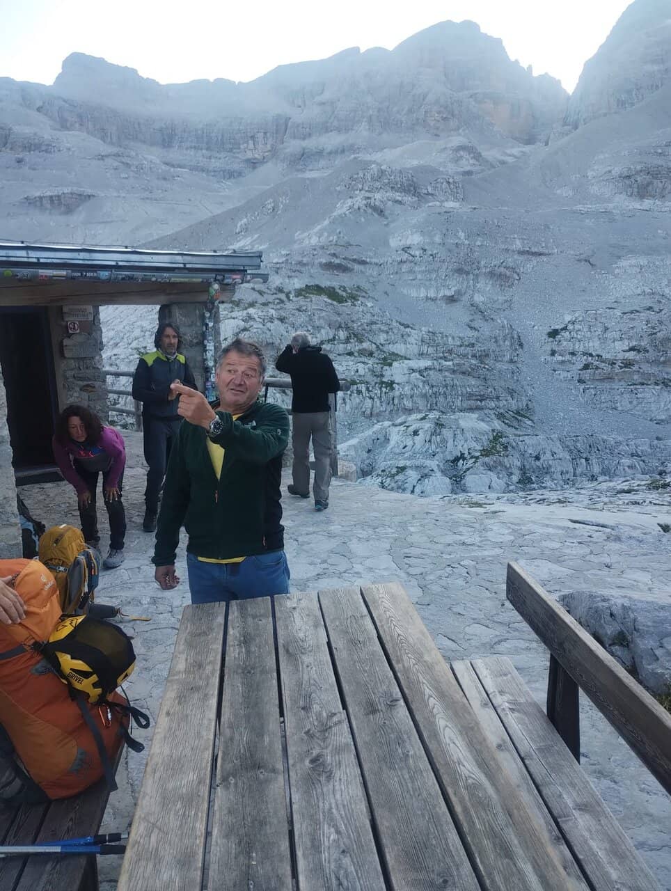 The Cross on the Rock Wall