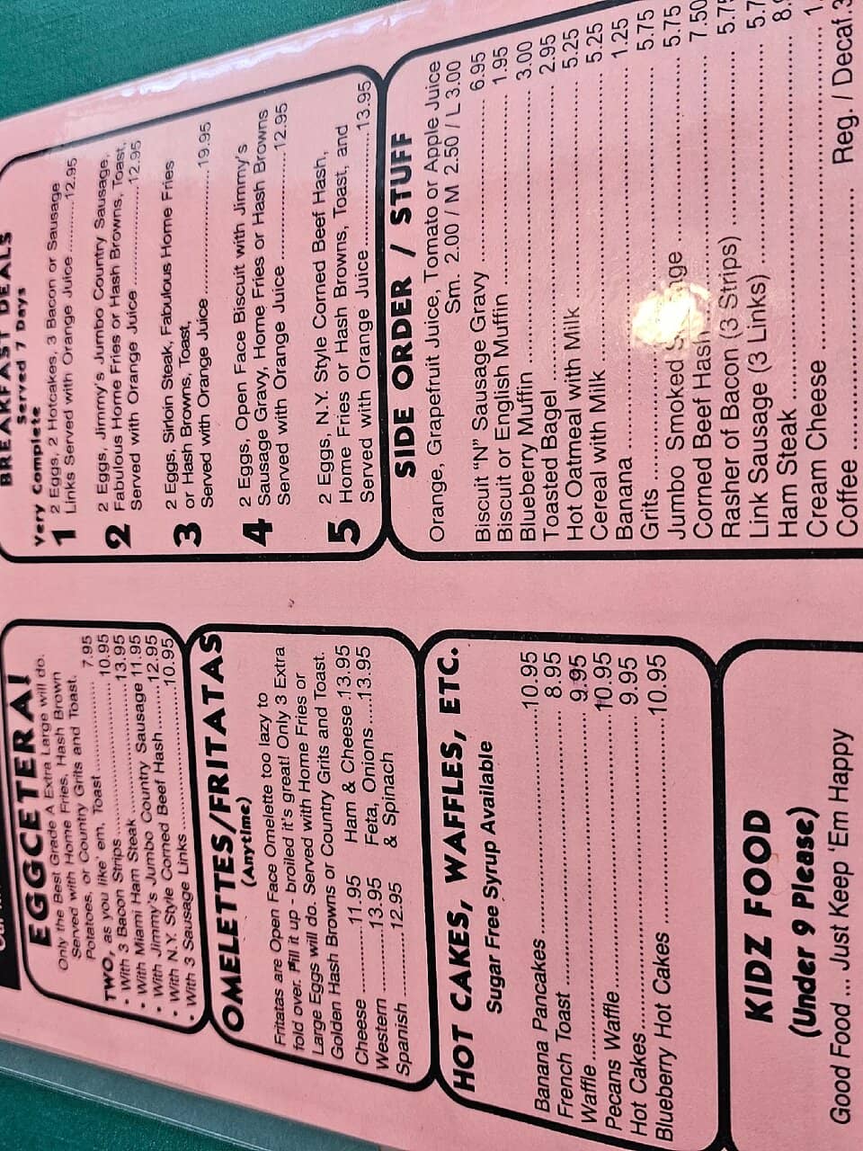 Generous Portions, Classic American