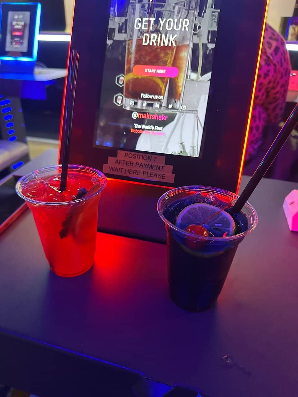 Futuristic Cocktail Ordering