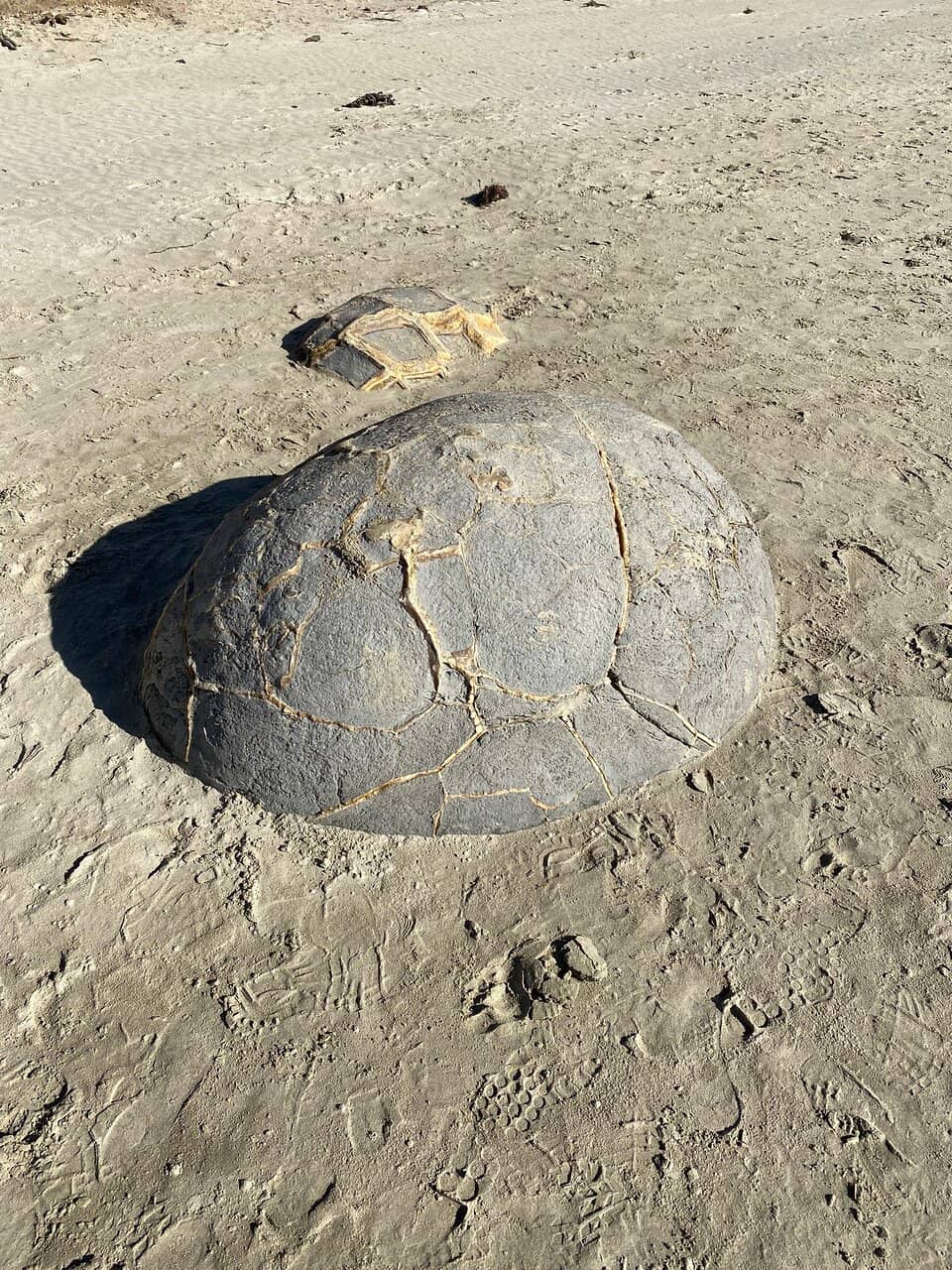 Cracked-Open Boulders