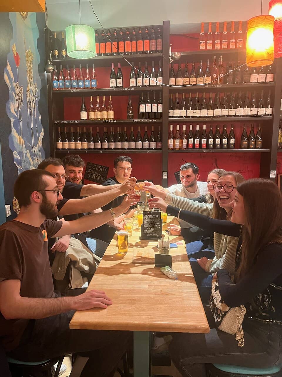 Vibrant Cocktail Scene