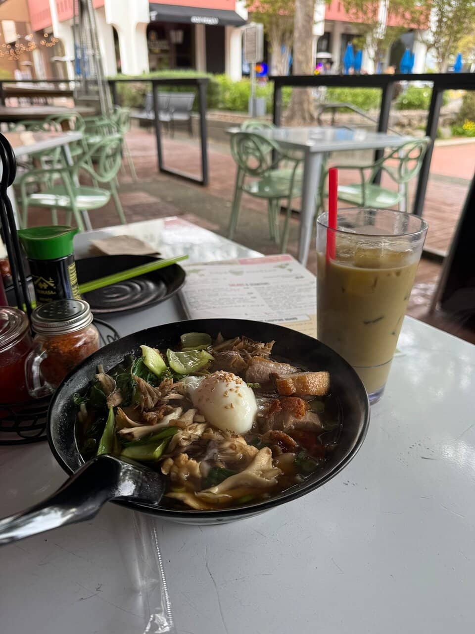 Vibrant Patio Dining