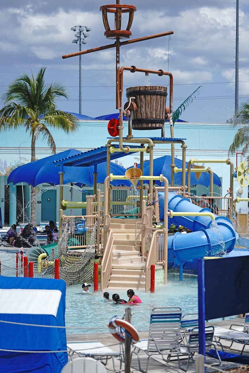 Towering Water Slides