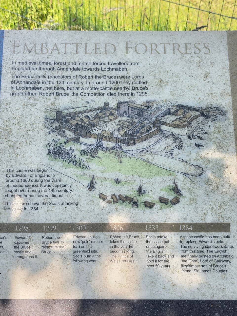 Lochmaben Castle Ruins