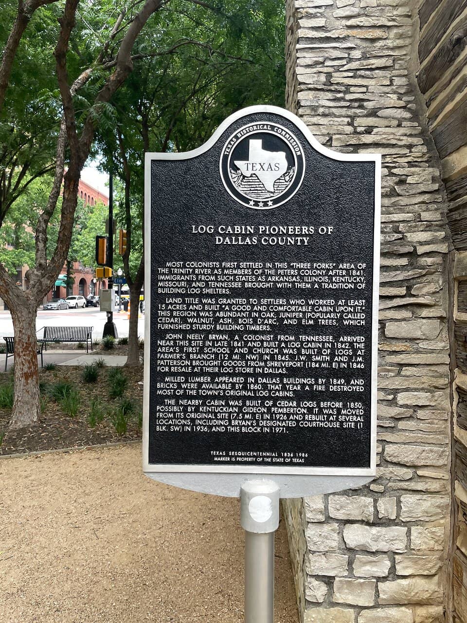 John Neely Bryan Cabin Replica
