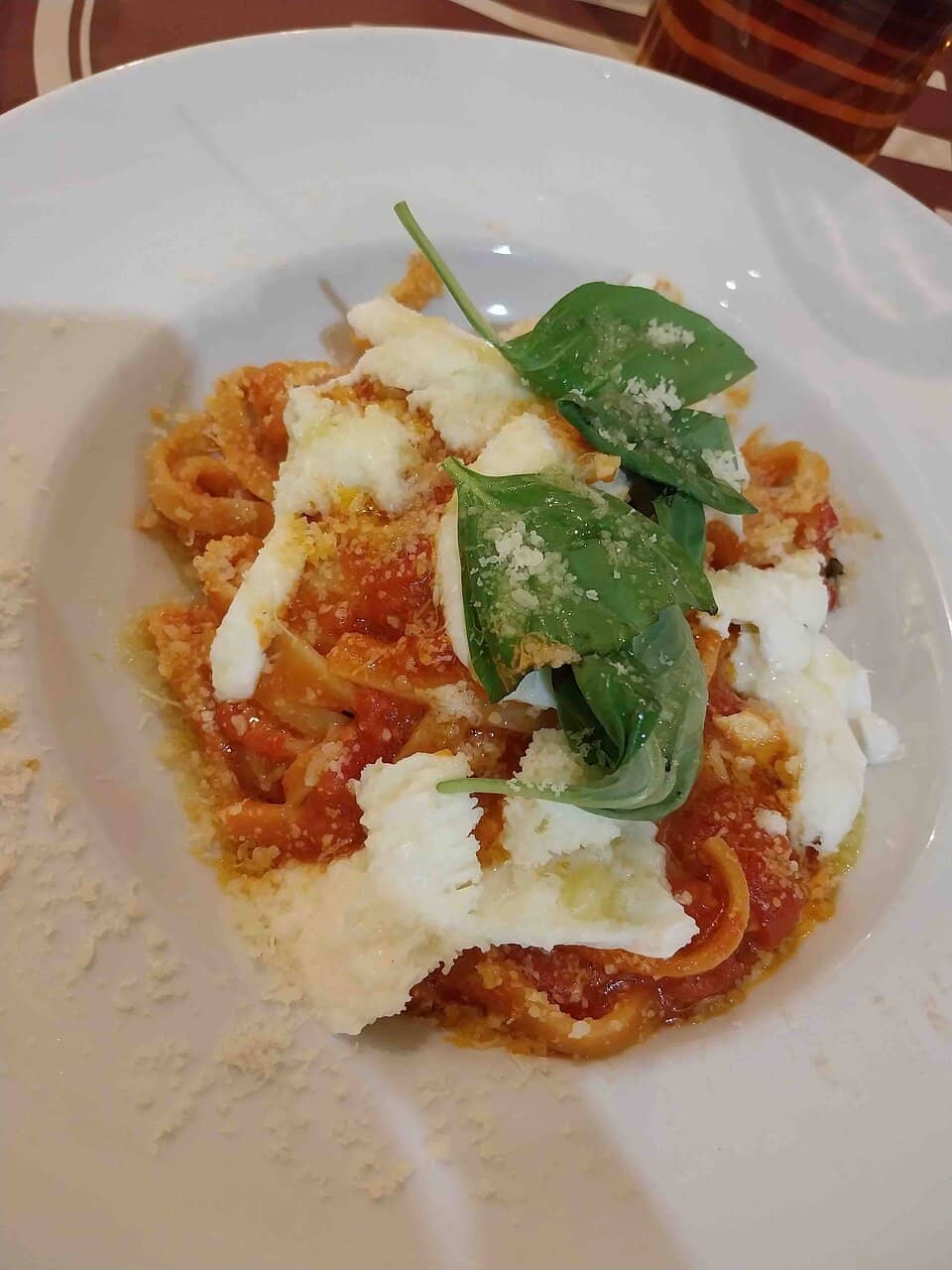 Fettuccine Pomodoro, Basilico e Bufala