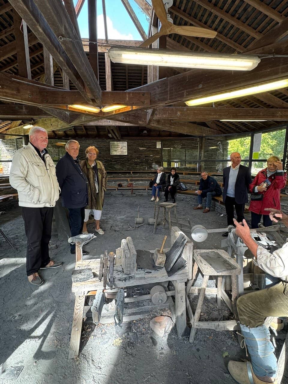 Slate Splitter Demonstration