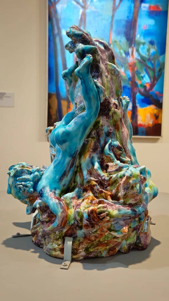 Flight of Pink Flamingos