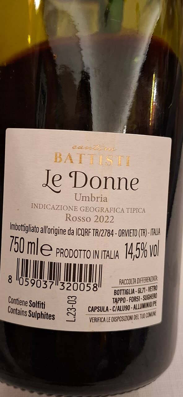 Exceptional House Wine