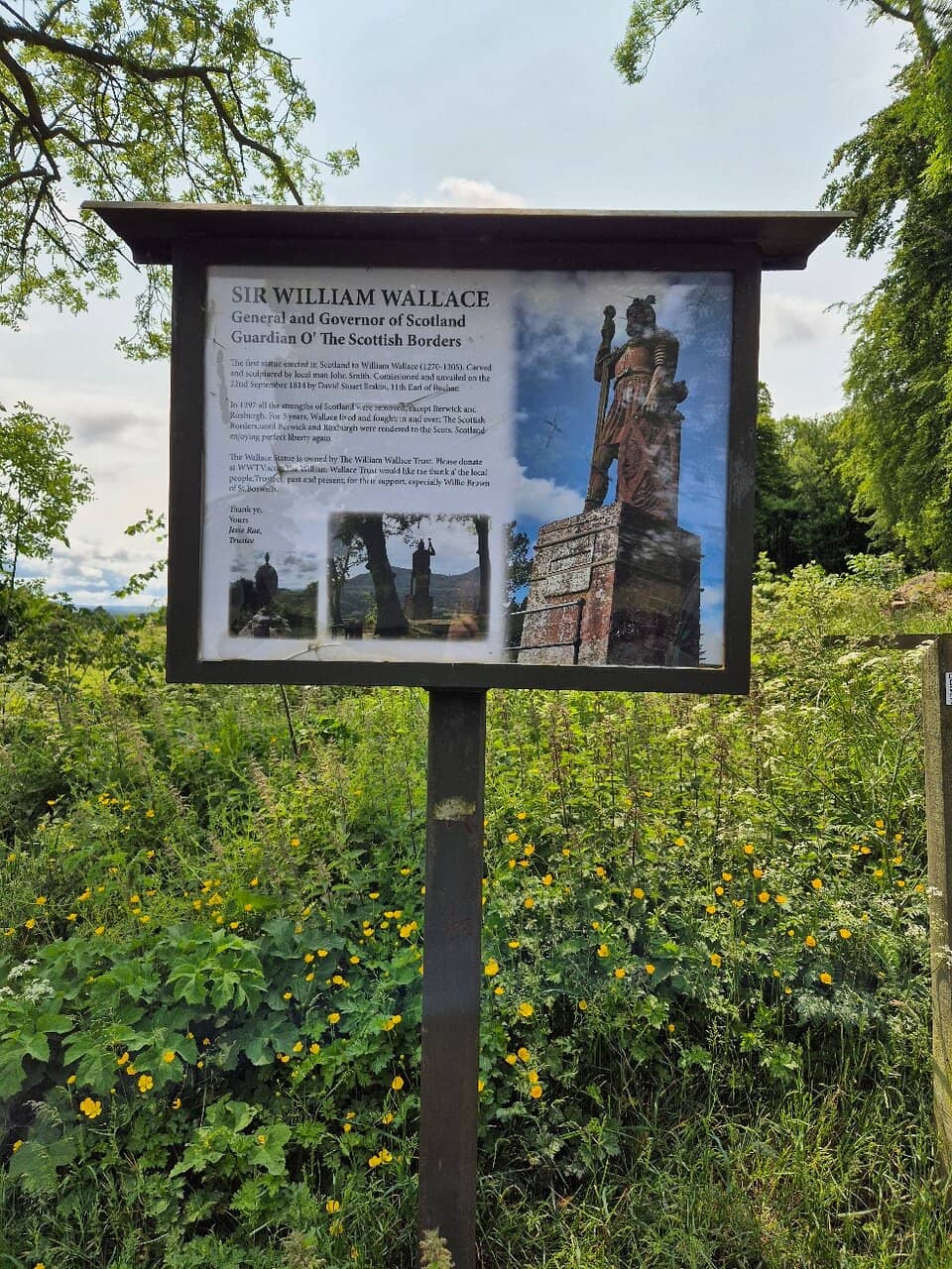 Woodland Walk to the Statue