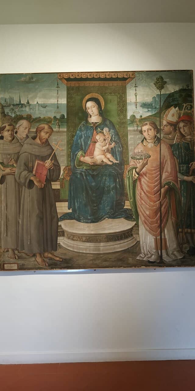 Art by Perugino and Tiberio d'Assisi