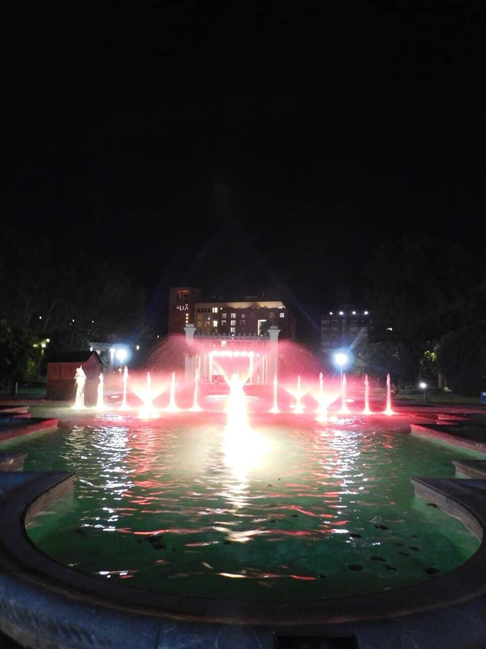 The Enchanting Pond and Fountains