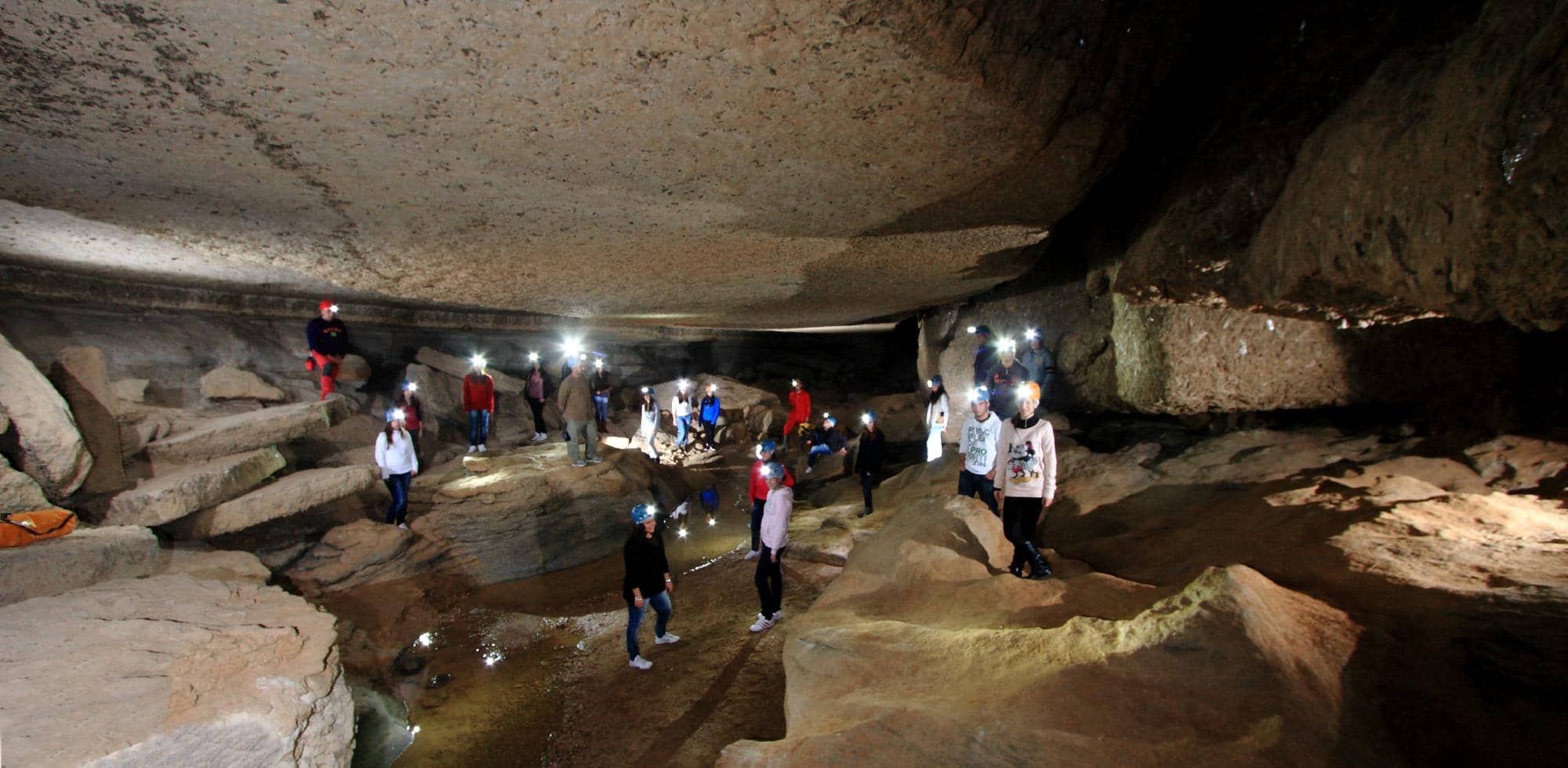 Sparkling Gypsum Formations