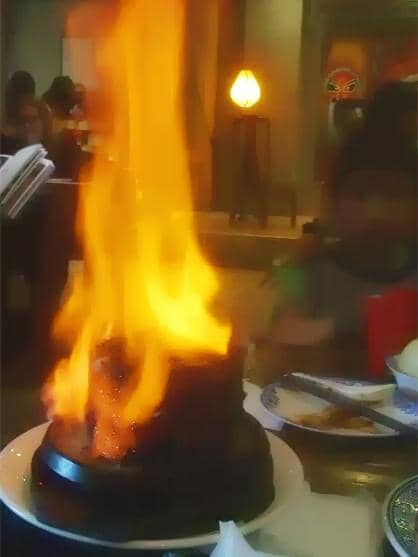 Flaming Glutinous Rice