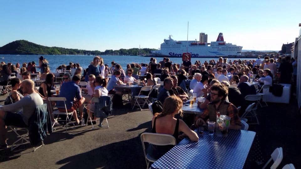Urban Waterfront Relaxation