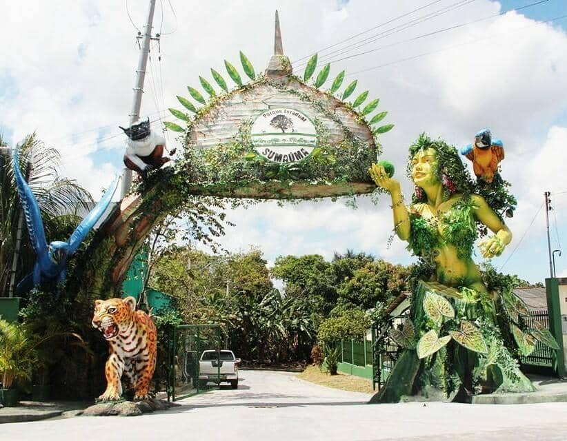 Amazonian Fauna Statues