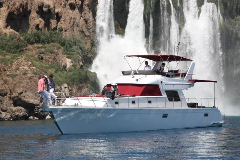 Lower Duden Waterfall into the Sea